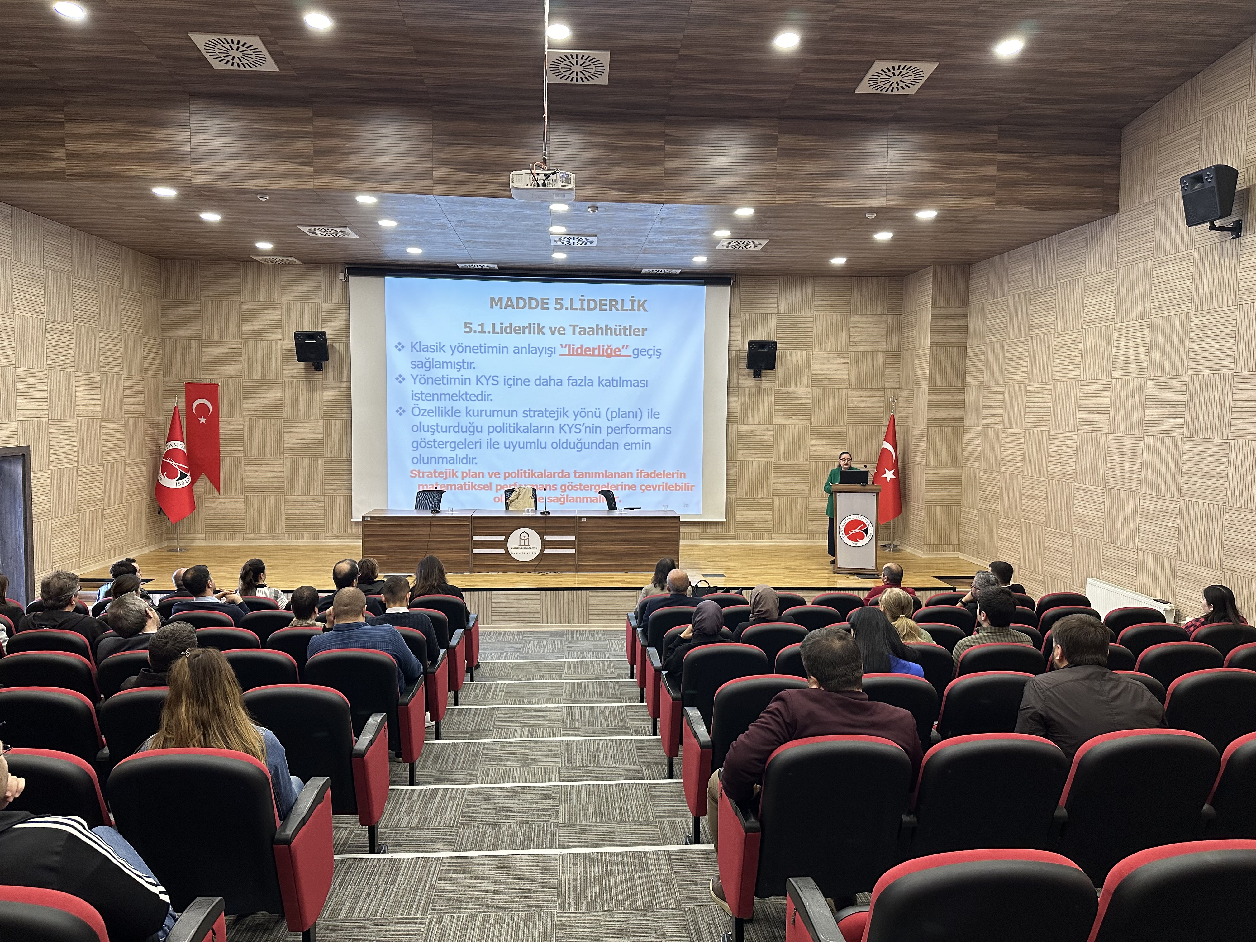 Üniversitemizde TS EN ISO 9001.2015 KYS Temel Eğitimi ve İç Tetkik Eğitimi Gerçekleştirildi